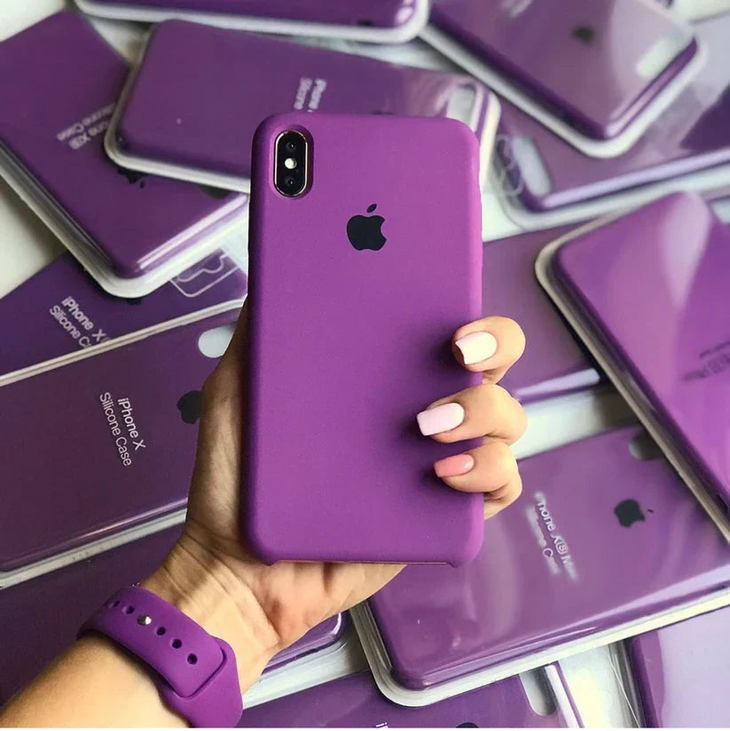 Premium Quality Purple Silicone Case With Padding Inside