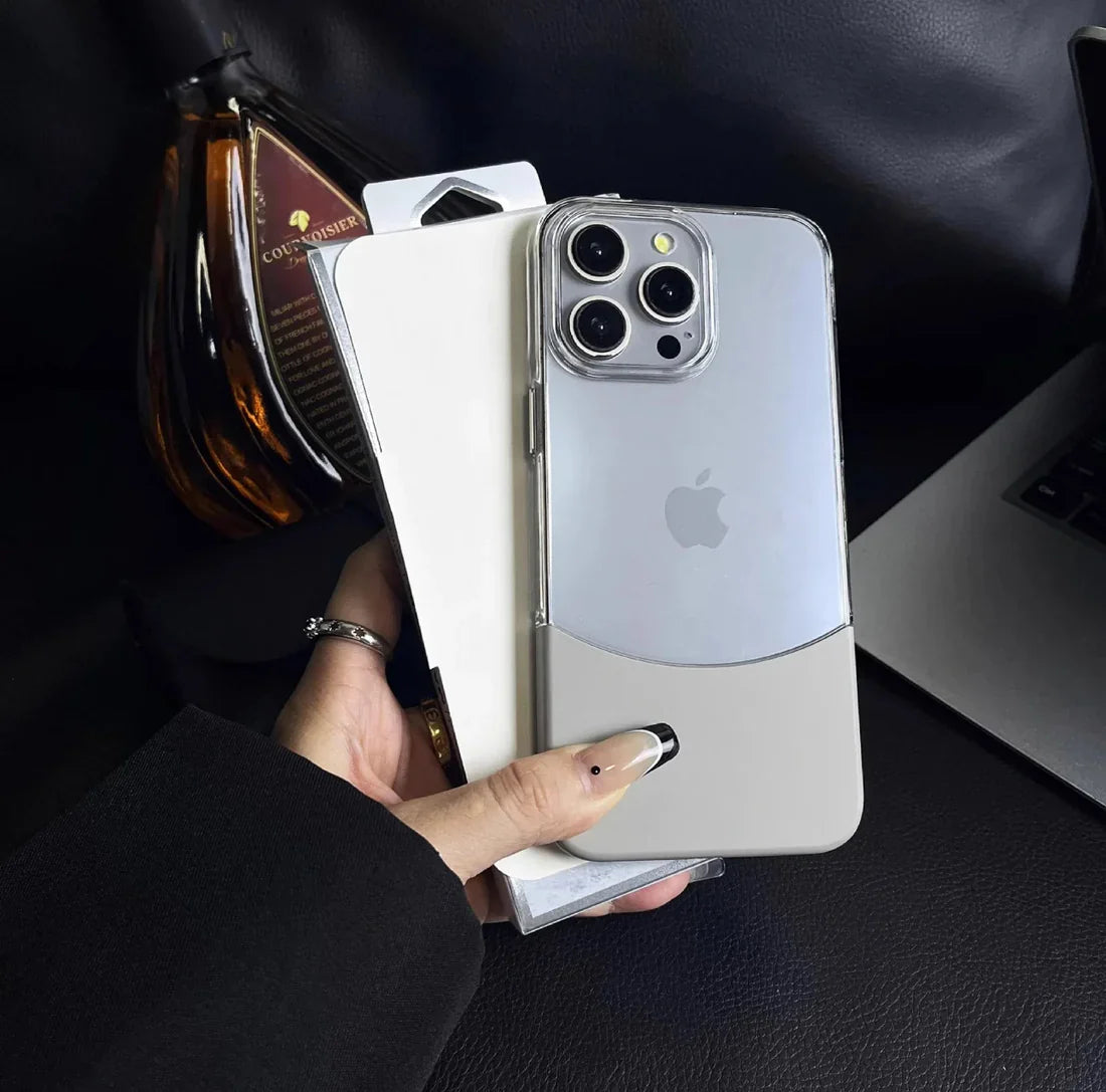 New Crystal Transparent Semi-Coloured Bottom Case 🖤