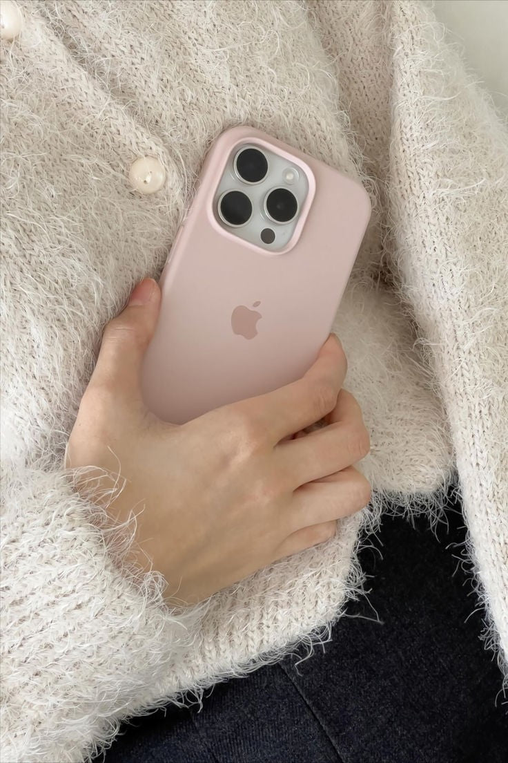 Sand Pink Premium Silicone Case