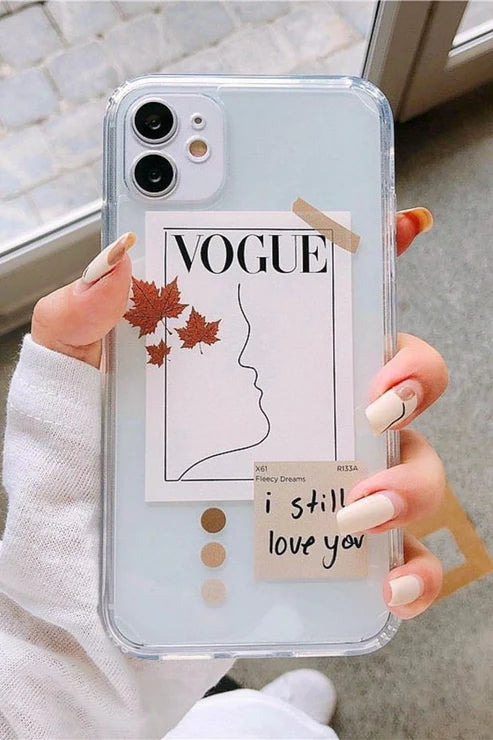 Semi Transparent Customise Case