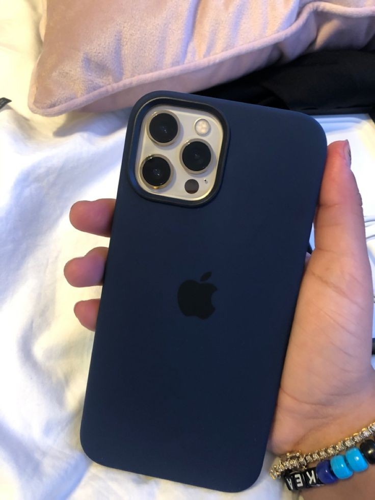 Premium Quality Nevy Blue Silicone 💙 Case