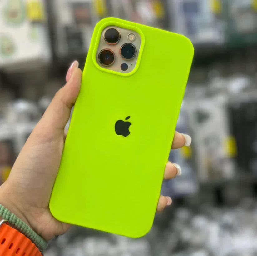 Premium Quality Neon Green Silicone Case With Padding Inside