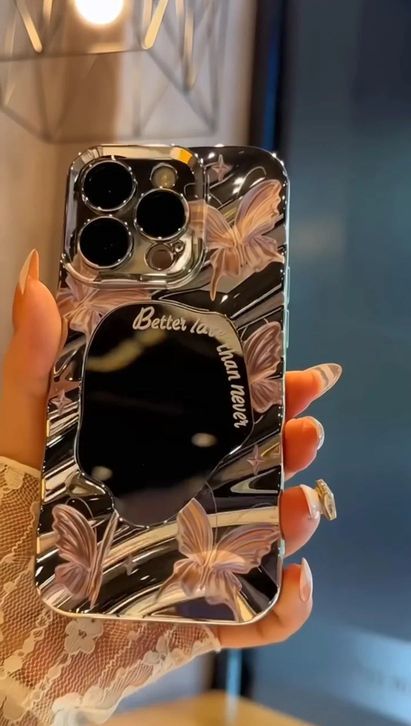 BLTN Mirror Aesthetic Case 🤍