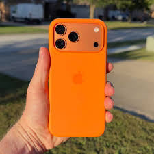COSMIC ORANGE IPHONE SILICONE CASE