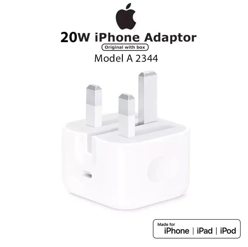 3 Pin 20w Fast Charging Adapter (Cable Not Included