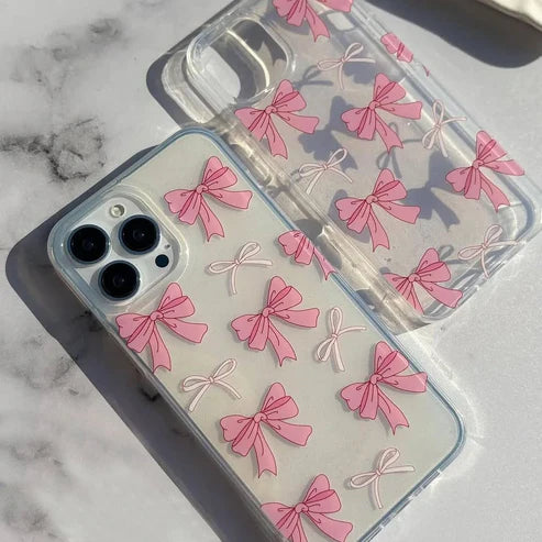 Cute Pink Bow Customise Case