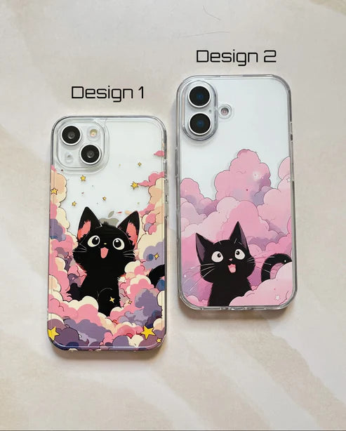 Animated Cat Semi Transparent Cxt Cases