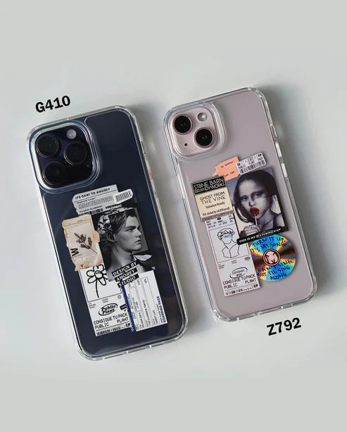 Semi Transparent Printed Cases