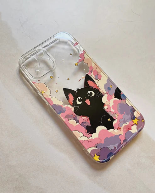 Animated Cat Semi Transparent Cxt Cases