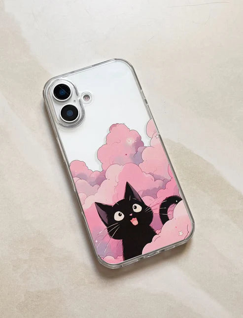 Animated Cat Semi Transparent Cxt Cases